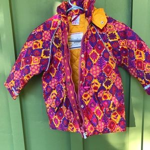 Hanna Andersson Toddler Flower Puffer Jacket